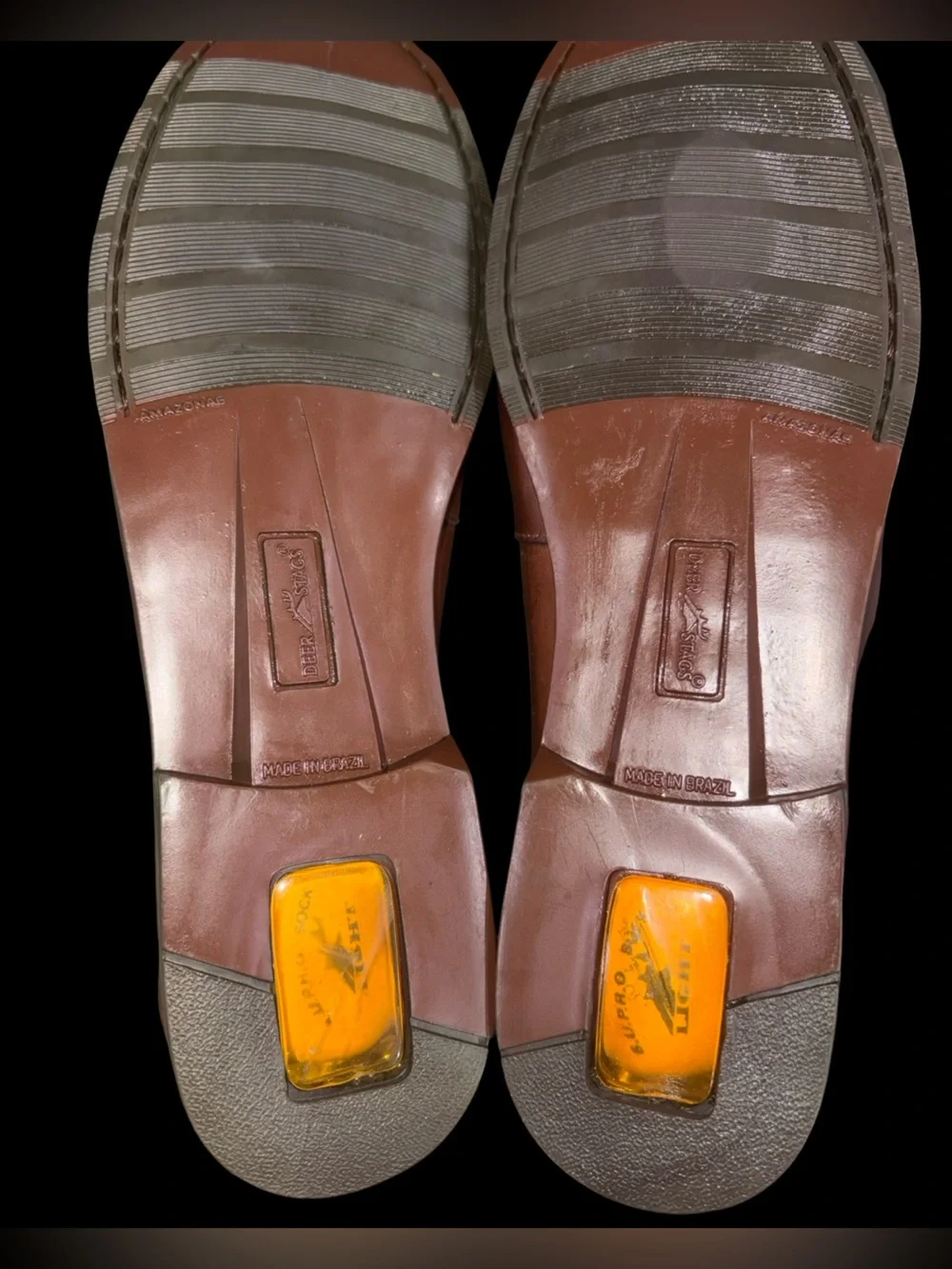 Men’s Deer Stags Victor Brown Woven Tassel Loafers Size 13W Comfort Slip-On